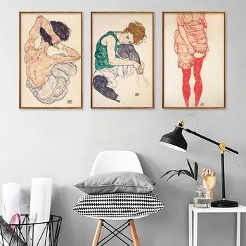 Pintura en lienzo de figura abstracta, cuadro decorativo moderno minimalista para el hogar, sala de estar, Dormitorio, Cuadros decoración Dormitorio