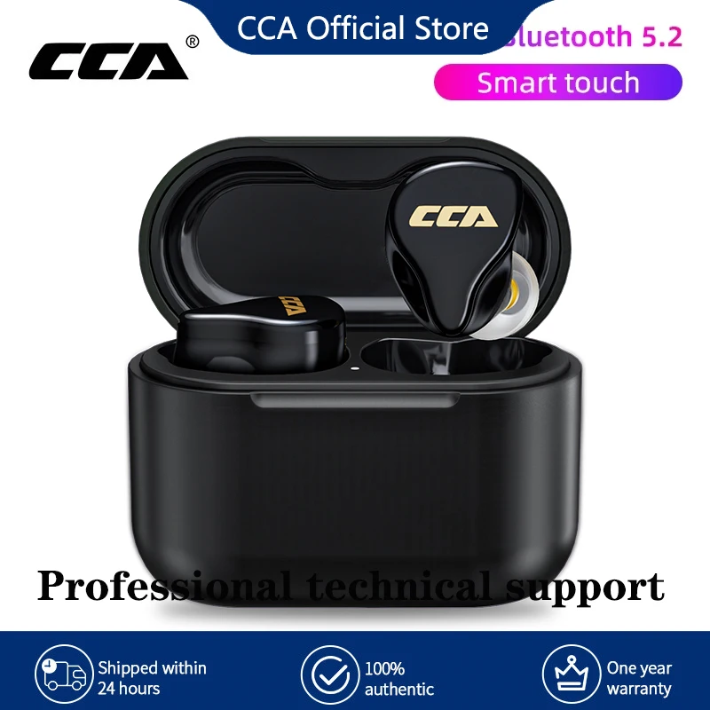 Беспроводные наушники-вкладыши CCA CC4 TWS игровая гарнитура с шумоподавлением 5 2