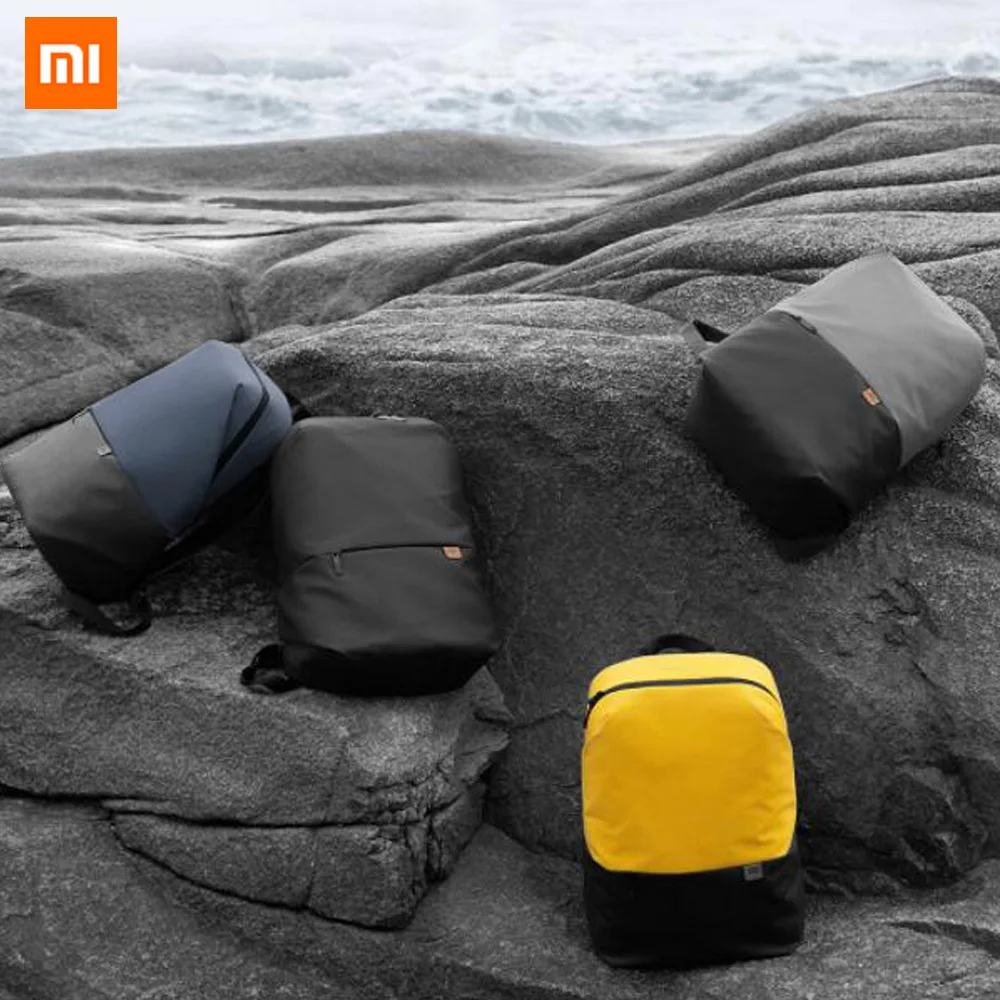 Оригинальный Простой повседневный рюкзак Xiaomi 20 л большая емкость 450 г