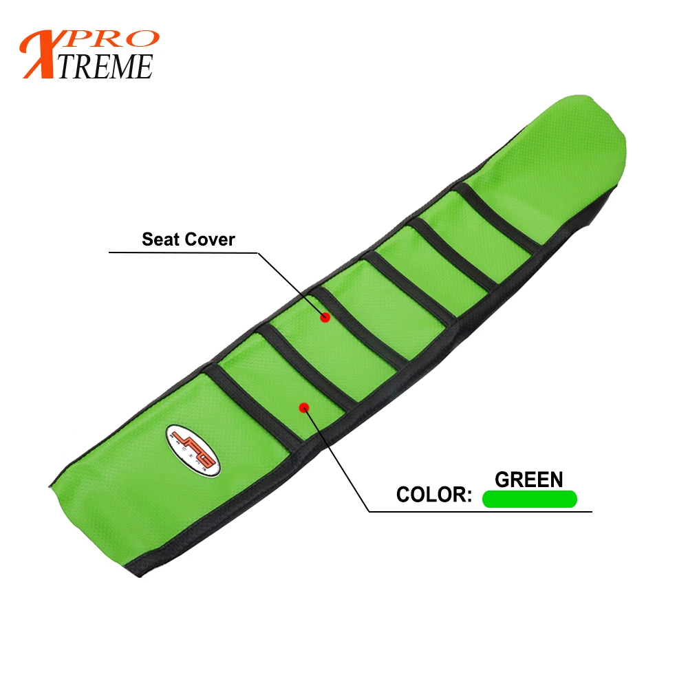 

Green Gripper Soft Seat Cover For Kawasaki KXF450 KX450F 12 13 14 15 16 Motorcycle Motocross Supermoto Dirt Bike Off Road Enduro