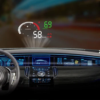 

Car HD HUD head-up display car universal OBD speed fuel consumption fault code display car accessories XC-240