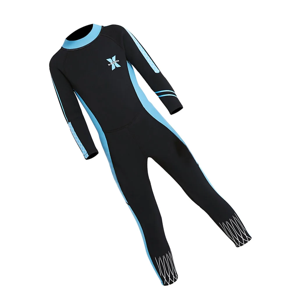 2.5MM Neoprene Wetsuits Kids Swimwears Diving Suits Long Sleeves One Pieces Full Body Wetsuit Surfing Swimwear Diving Suits 