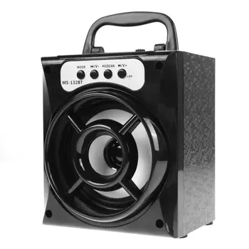 

MS-132BT Outdoor Speaker Super Bass with USB/TF/AUX/FM Radio Portable Wireless Radio Card Powerful Speaker Bluetooth 2 (2.0)