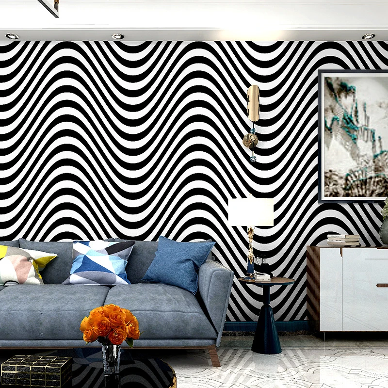 波状の壁紙 モダンなストライプ シンプルな幾何学的なパターン リビングルームとベッドルームのテレビの背景 生地 織物壁装材 Aliexpress 波状の壁紙 モダンなストライプ シンプルな幾何学的なパターン リビングルームとベッドルームのテレビの背景 生地 織物壁装材 Aliexpress