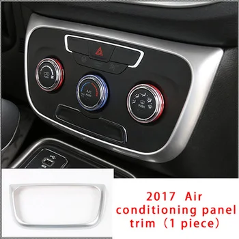

For Jeep compass 17-20 chrome AC panel trim molding trim 1pc