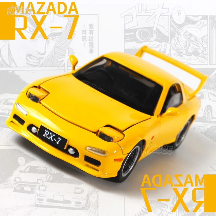 Mazdas RX-7 автомобиль 1:32 новый симулятор модель автомобиля со звуком светильник