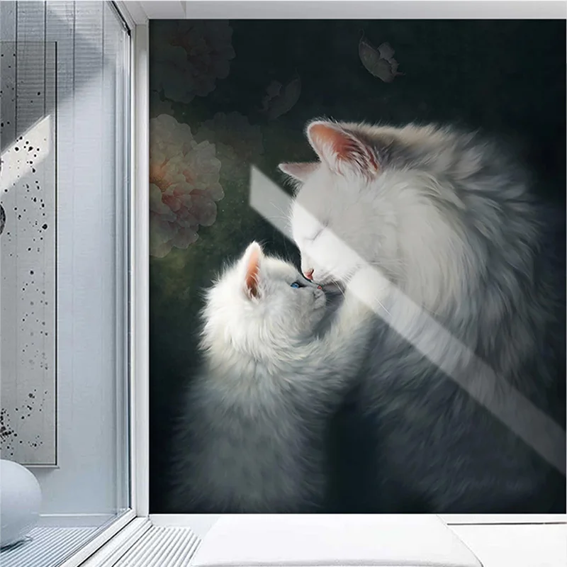 Пользовательские фото обои 3D кошки животные фрески гостиная детская спальня