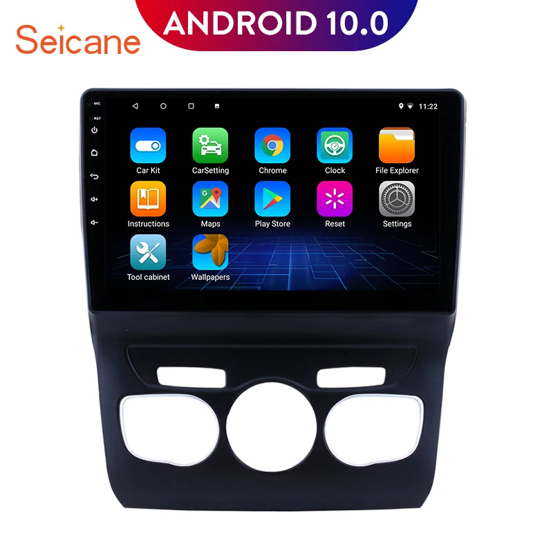 Seicane Android 9 0 10 1 дюймов GPS навигация авто радио плеер для 2013 2014 2015 2016 Citroen C4 с RDS WIFI