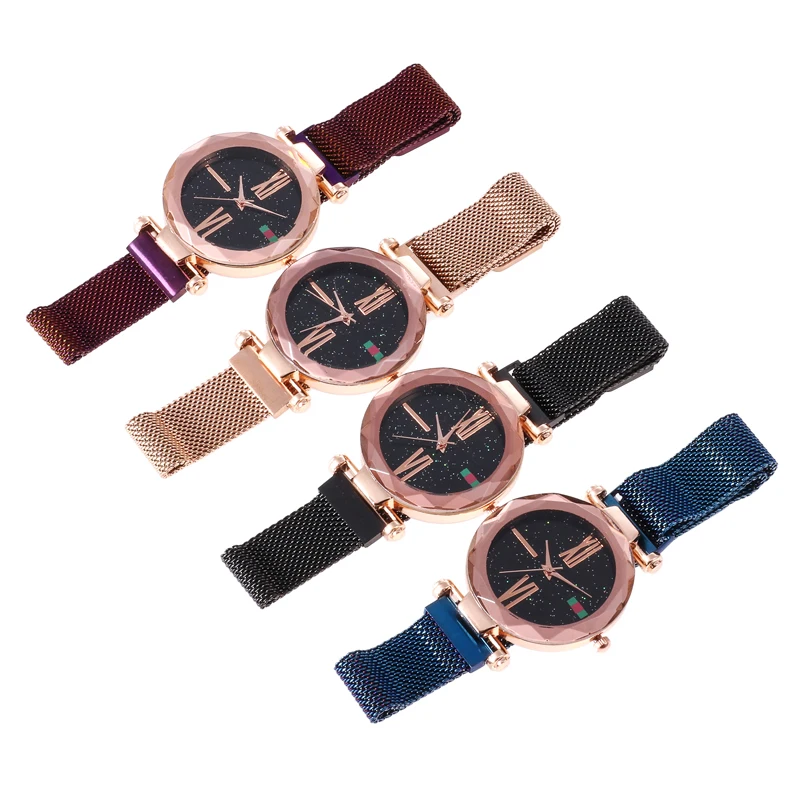 

Magnet Watch Starry Sky Korean Version Simple Fashion Trend Waterproof Network Red Noise Stainless Steel Quartz New luxury Watch