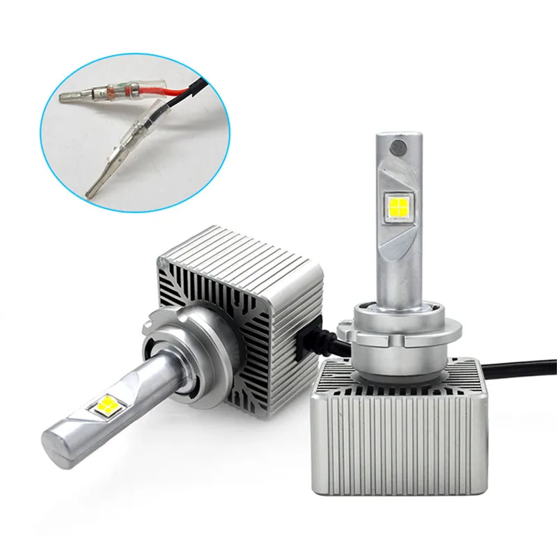 HIDLT New 12V24V Auto Car LED Headlight Bulbs 70W 7600LM D1S D2S D3S D4S D5S 6000K White Lamp Plug and Play Waterproof Car Styling (10)
