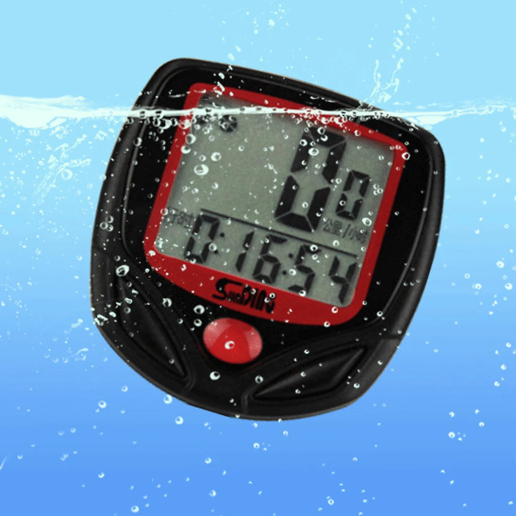 1 Set Waterproof Motorcycle Odometer Speedometer Tachometer Gauge LCD Digital Kit For Motorcycle Scooter Moped Dirtbike