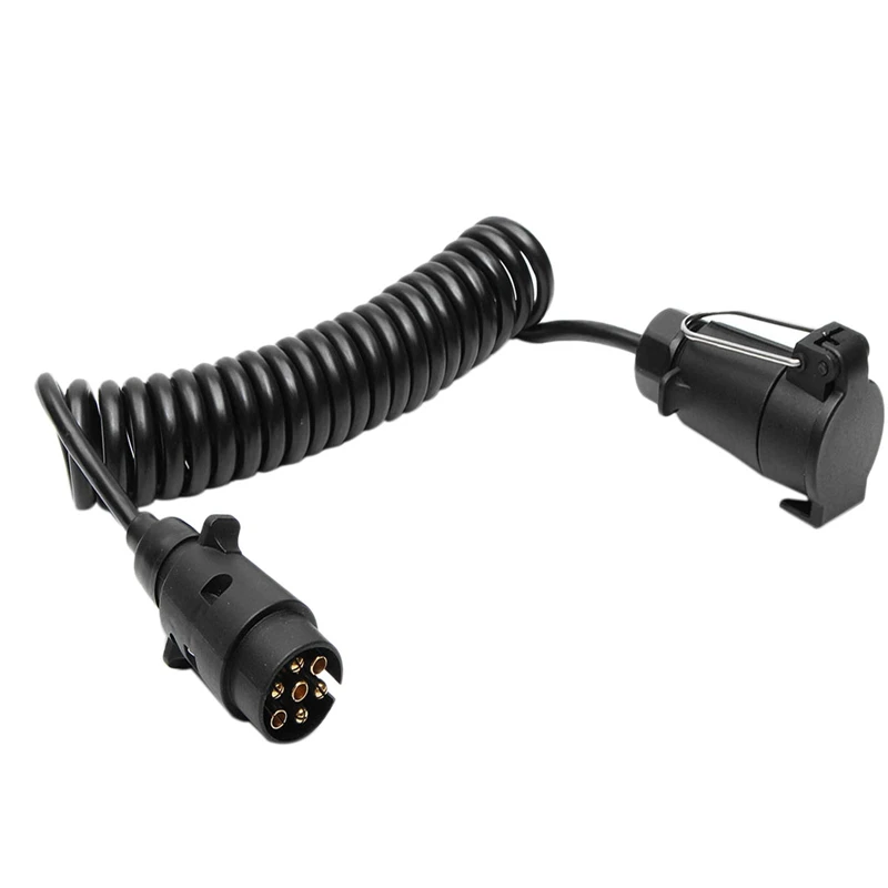 

3meter 7Pin Trailer Light Board Extension Cable Lead Male To Female Trailer Truck Couplings Circuit Plug Socket