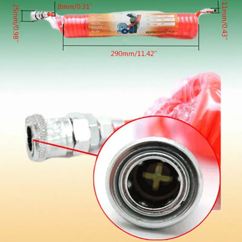 

PU Telescopic Hose Spring Air Pipe Air Pump High Pressure Telescopic Tube Air Compressor Spiral Air Duct 5 Kinds Of PU Air Pipe
