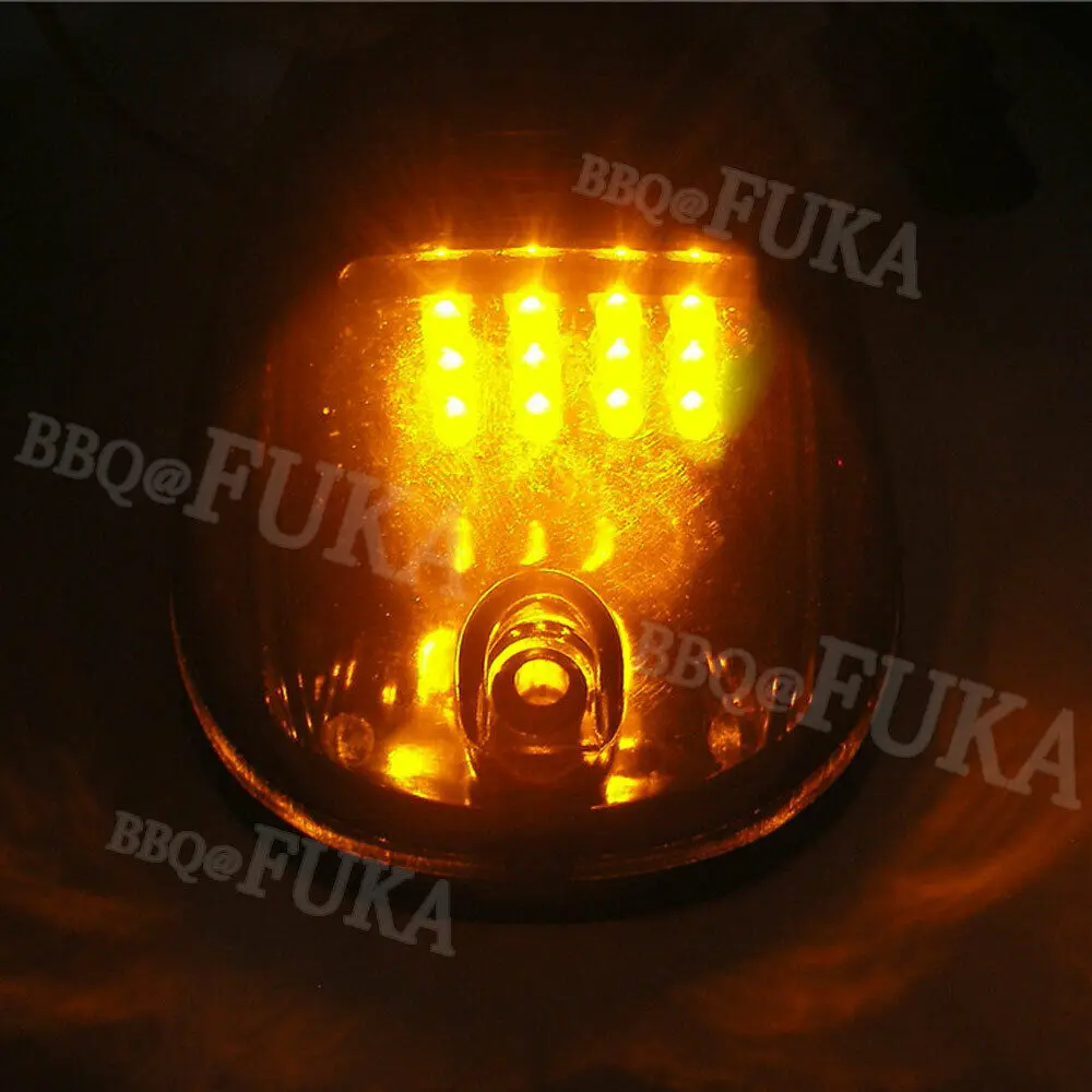 5x 12LED Копченый на крыше кабины Топ индикатор для бега зазор теплый свет для Dodge Ram