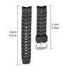 Gosear Adjustable Watchband Breathable Replacement Watch Strap Band Wristband for Casio Edifice EF-550 EF-523 Watch Accessories ► Photo 2/6
