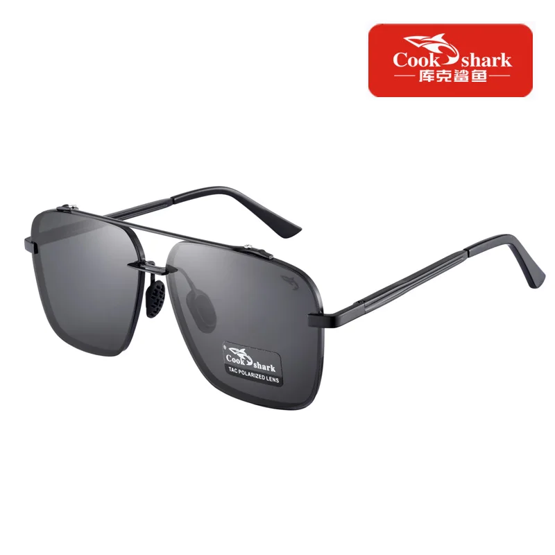 Cook shark 2020新しい偏光サングラスサングラスヒップスター