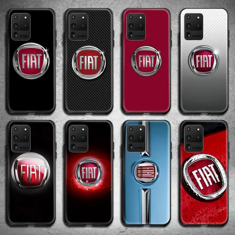 

Fiat Car Logo Phone Case for Samsung S20 plus Ultra S6 S7 edge S8 S9 plus S10 5G lite 2020
