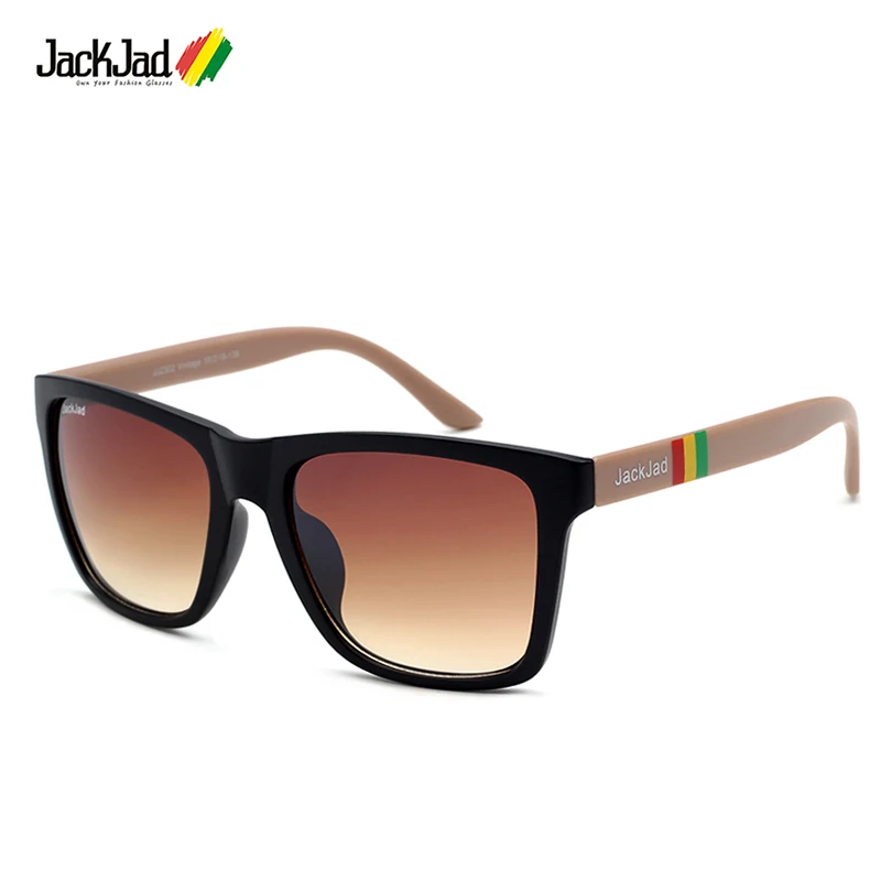 

JackJad 2021 Fashion 2302 Vintage Square Cool Style Gradient Sunglasses Men Women Classic Brand Design Sun Glasses Oculos De Sol