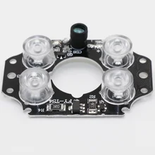 90 градусов CCTV аксессуары инфракрасный светильник 4 шт. Массив ИК светодиодный щит для камер наблюдения ночного видения Размер 54,5 мм* 38,5 мм