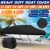 11-13/14-16/17-19/20-22ft barco Boat Cover Anti-UV Waterproof Heavy Duty 210D 420D Marine Trailerable Canvas Boat Accessories