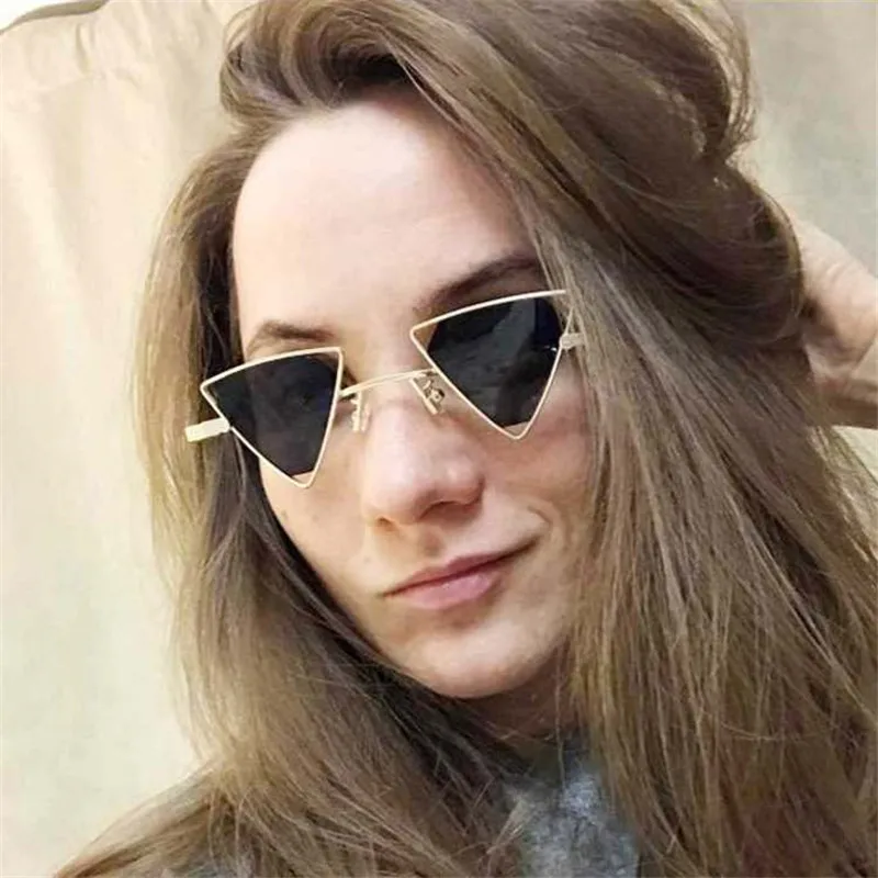Zerosun, стимпанк, солнцезащитные очки для женщин и мужчин, Ретро стиль, панк, солнцезащитные очки для женщин, хип-хоп шоу, вечерние, треугольные, ретро очки