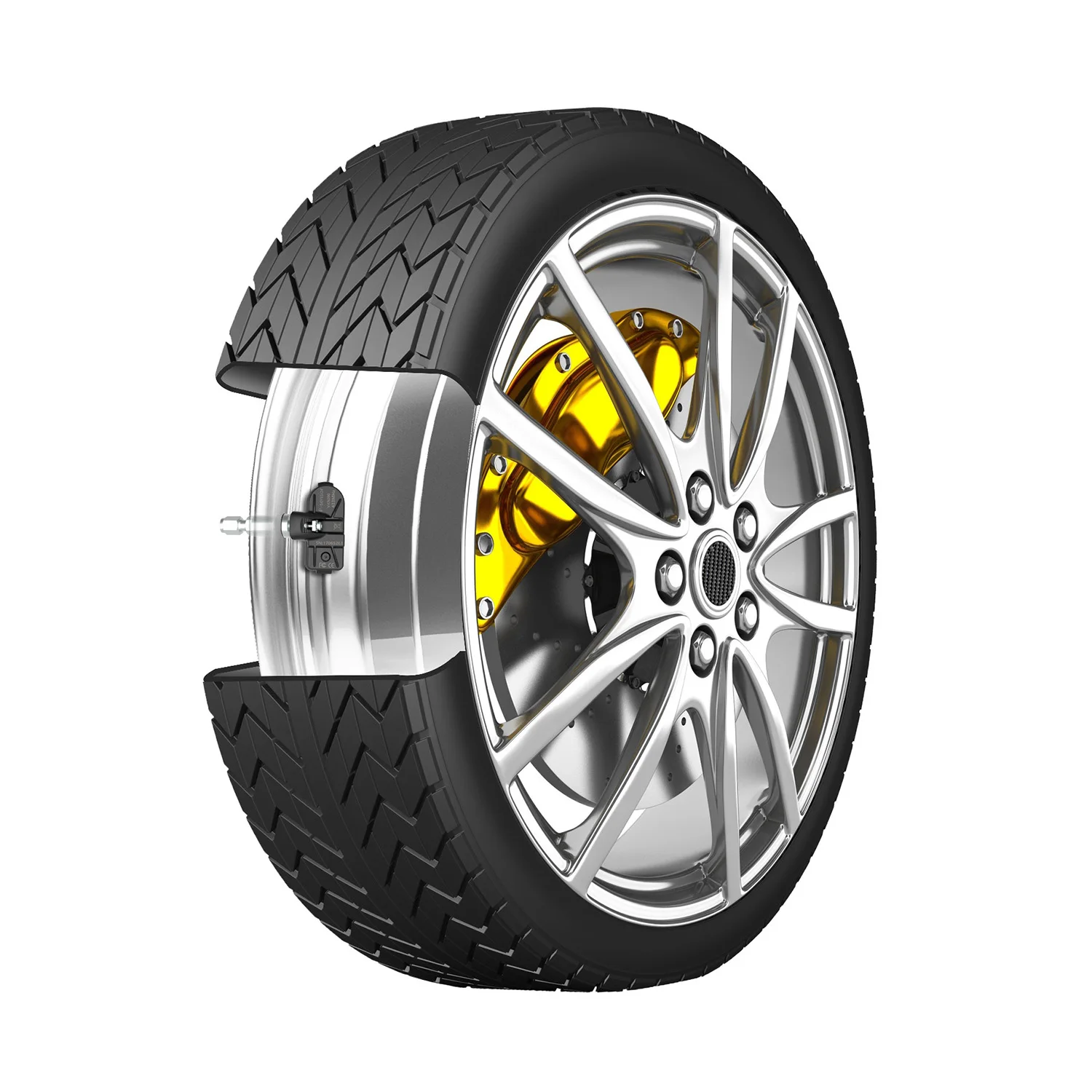TPMS система контроля давления в шинах Солнечная Беспроводная и usb зарядка система обнаружения с 4 внешними датчиками