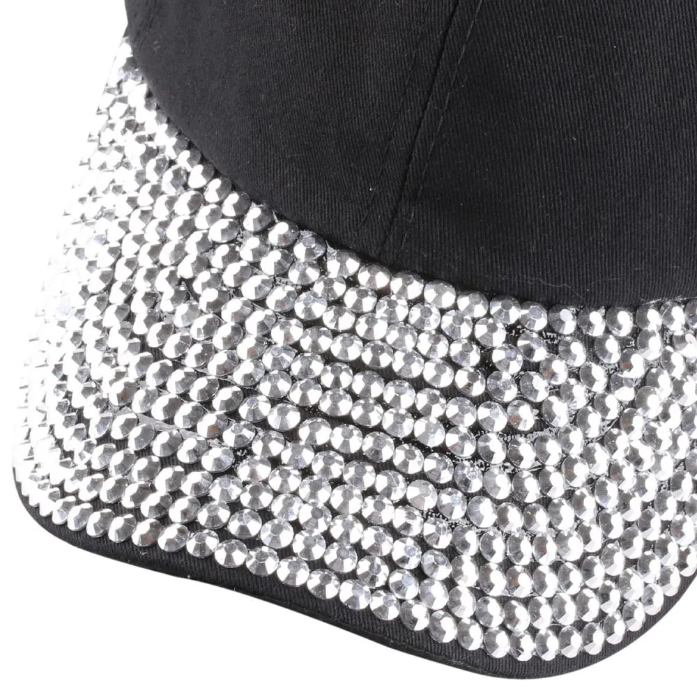 Women Men Hat For Unisxe Baseball Hat Summer Rinhestone Patchwork Baseball Caps Adjustable Cotton Czapka Z Daszkiem#BL2