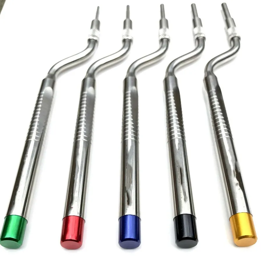 Kopen 1 Stuk Dental Implant Osteotoom Instrumenten Tandheelkundige Tand Extractie Tool Bovenkaak Sinuslift Gebogen (Concave Tips)