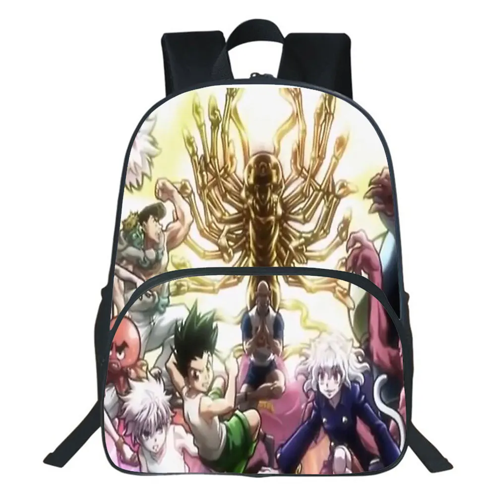 

Рюкзак для мальчиков и девочек Hunter X Hunter, милый школьный ранец с 3D принтом японского аниме для косплея, сумка для книг для подростков, Подароч...