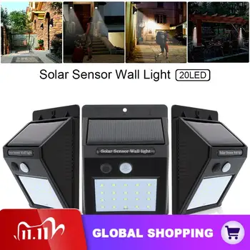 

1-8pcs LED Solar Lamp Motion Sensor Energy Saving Outdoor Waterproof Security Wall Light Home Garden Courtyard Street Yard Light