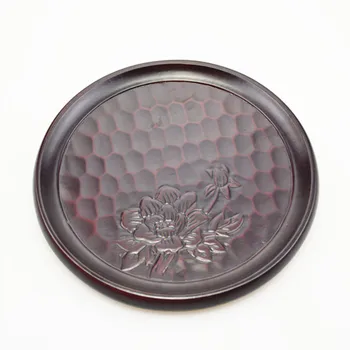 

Characteristic Originality Japanese Tea Tray Carving Woodiness Disc Dawn Printing Plate Thick And Solid Tray