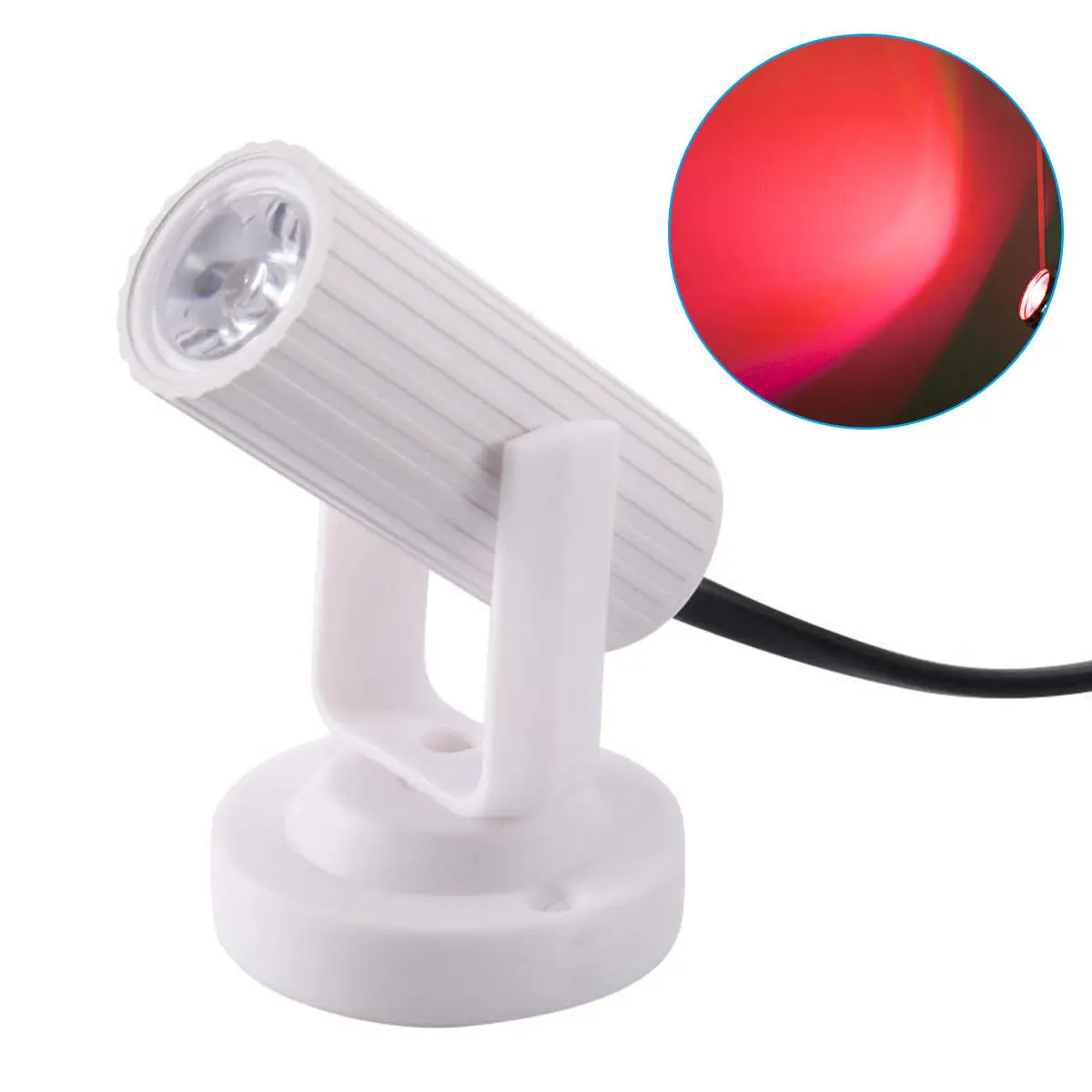 1 Вт Мини светодиодный световой эффект COB луч прожектор для DJ диско бар KTV вечерние рождественские световые эффекты AC110-220V - Цвет: Red