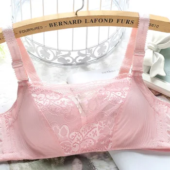 

Unconstrained Steel Ring Padded Anti-Exposure Tube Top Bra Small Bust mm Flat Chest 4cm Push up Sexy Underwear