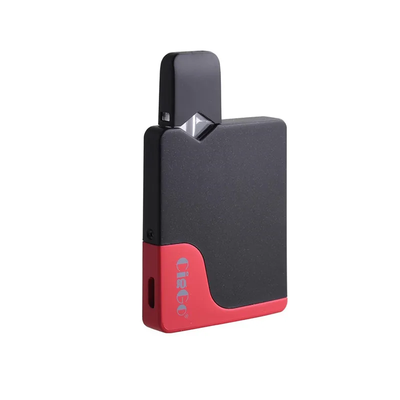 Ciggo J Box Pod стартовый комплект с Pod для JUUL JC01 350 мАч батарея Vape ручка коробка мод испаритель с 0,6 мл Картридж Емкость Pod - Цвет: black and red kit