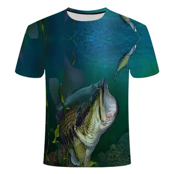 

2020 new men leisure 3d printing t shirt, funny fish printed men and women tshirt Hip hop T-shirt Harajuku Asian size s-6xl