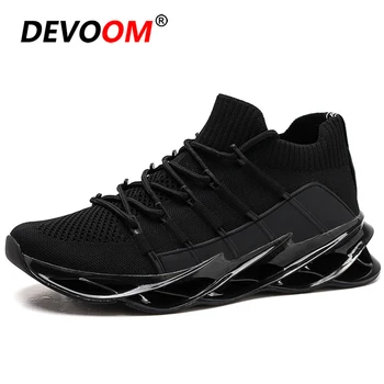 

2020 Blade Style Sport Shoes Men Outdoor Running Shoes Men Breathable Chunky Socks Sneakers Men Basket Jogging Athletic Shoes 46