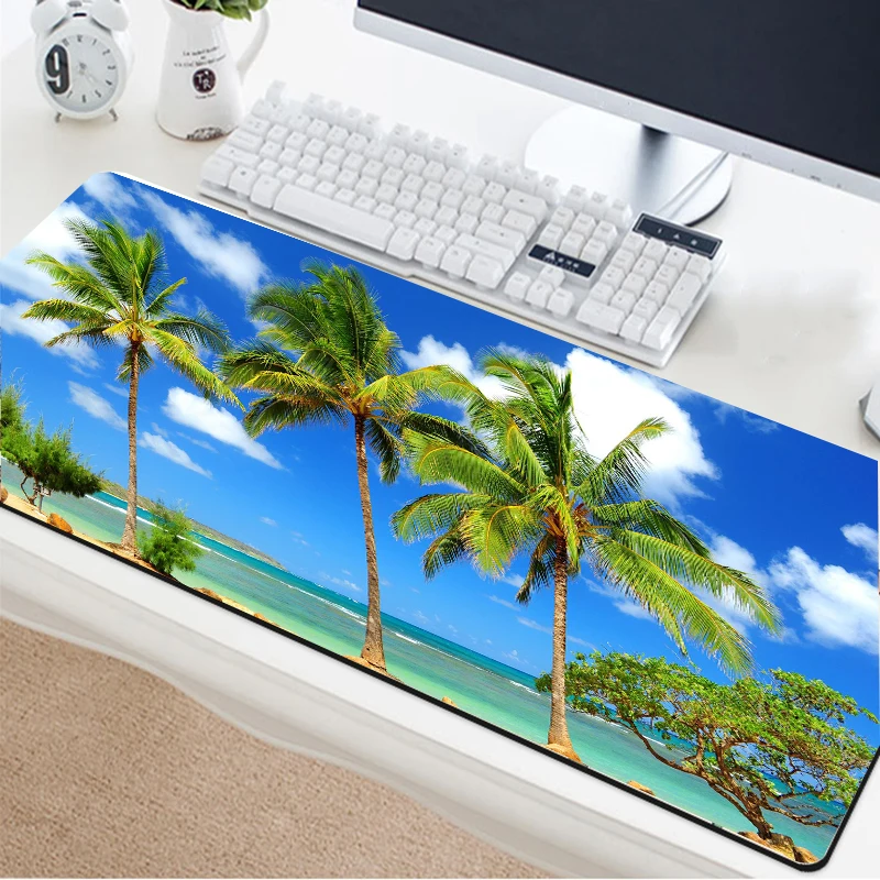 Yuzuoan Sunshine Beach Cocoa большой коврик для мыши игровой E-sports плеер игровая комфортная
