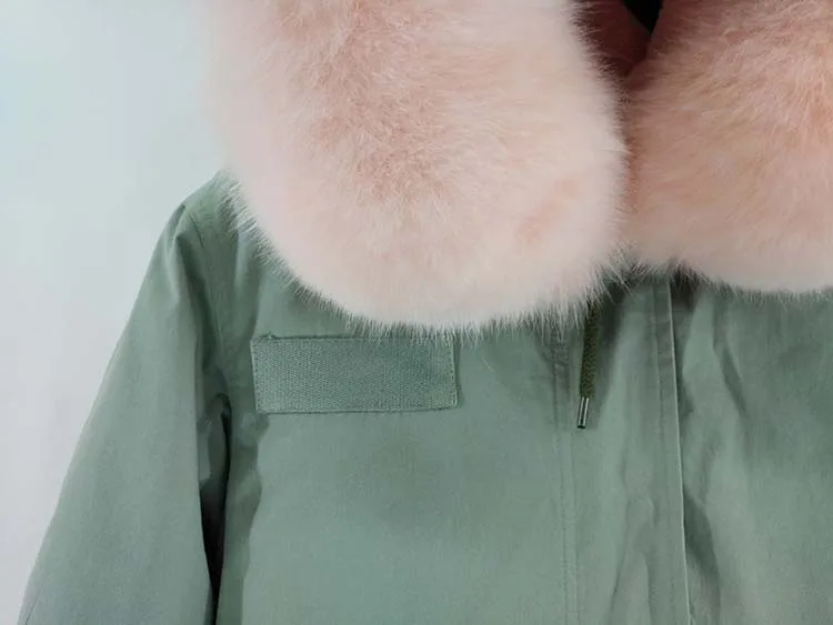Зимняя куртка Женская водонепроницаемая длинная парка натуральный мех пальто натуральный Лисий меховой капюшон, воротник теплая верхняя одежда Уличная съемная
