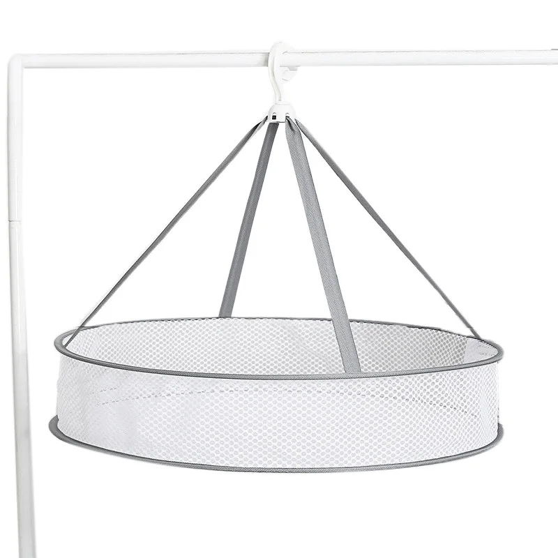 

Balcony Clothes basket garden drying clothes basket clothesline tiled drying Socks underwear racks net pocket