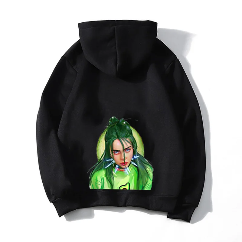 Весна, худи Billie Eilish с принтом, толстовка с капюшоном для мальчиков и девочек, одежда Harajuku, Повседневные детские толстовки с капюшоном, детские толстовки Kpop