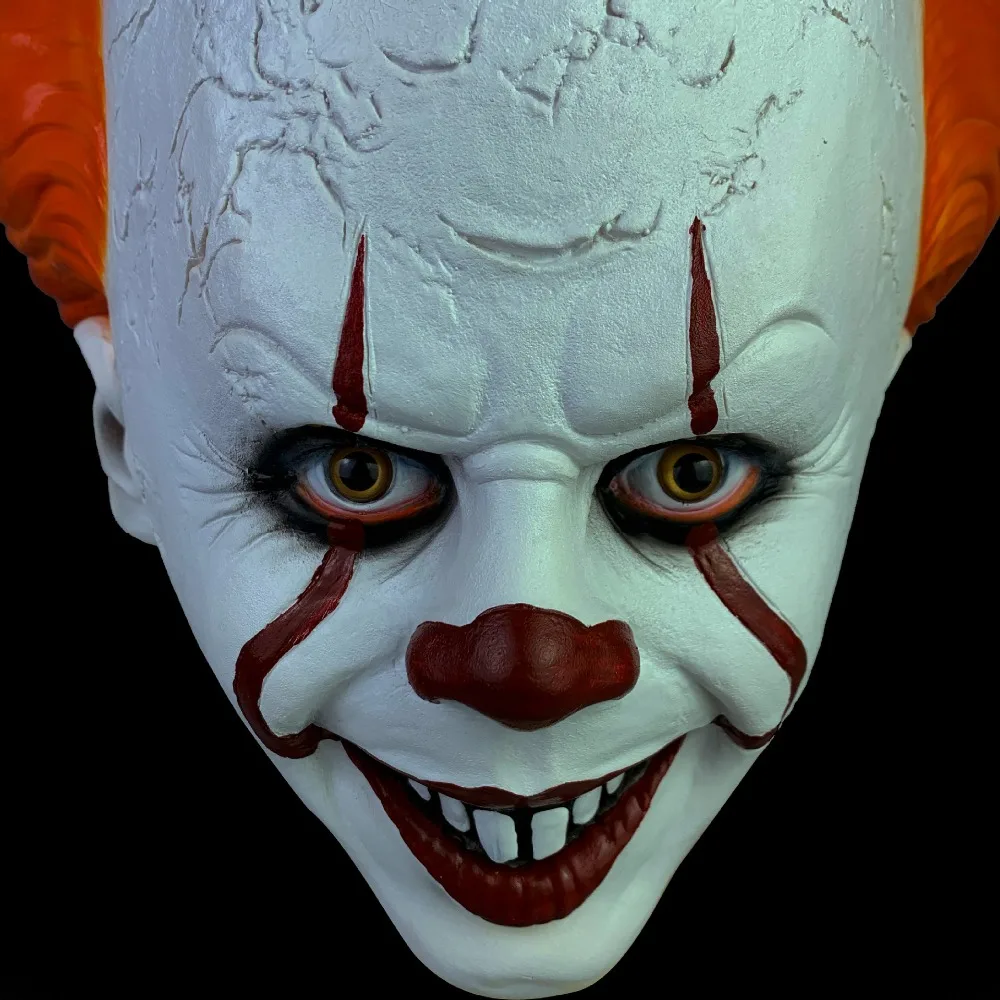 Новая горячая распродажа Стивен Кинг это маска Pennywise ужас одежда для клоуна маска на Хеллоуин для косплея костюм реквизит