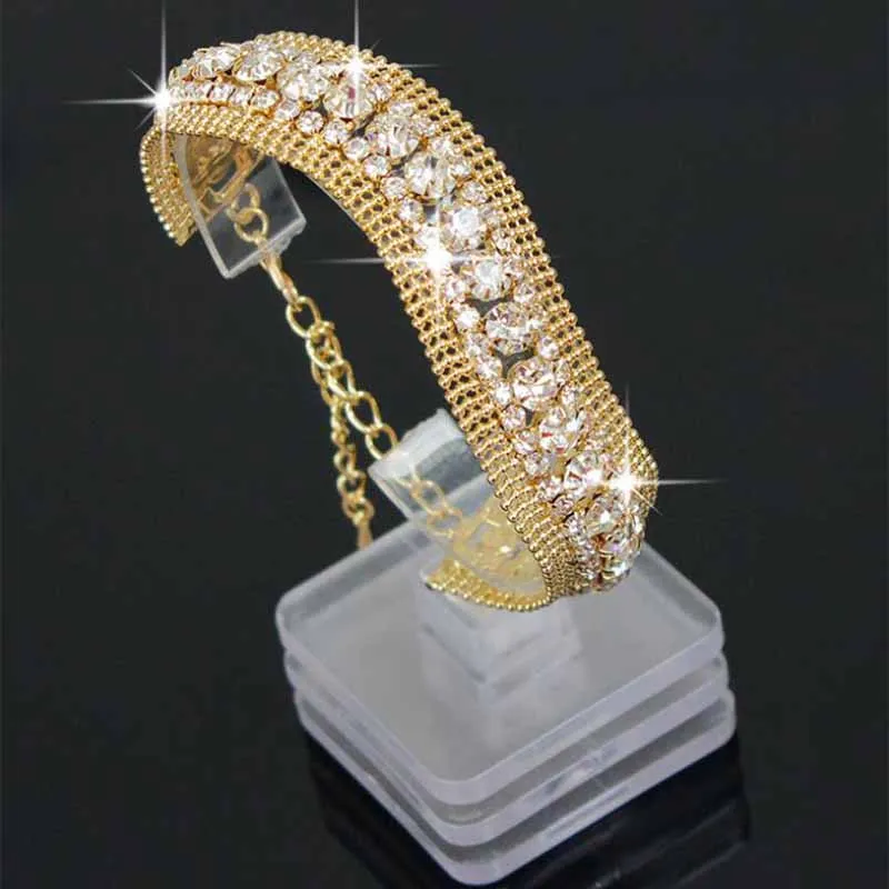 

Bransoletki Damskie 2019 Hot Sale High Quality Accessories Luxury Bracelet Multiple Rows Of Diamonds Bracelet Pulseras Hombre