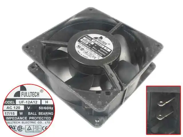 Emacro Fou FULLTECH UF-12A12 H AC 120V 17W 120x120x38mm кулер квадратный вентилятор
