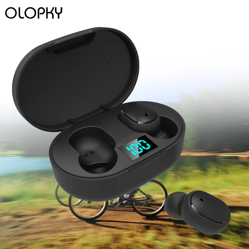 

Wireless Bluetooth Earphone For Xiaomi Redmi Airdots 5.0 TWS Bluetooth Headset A6S Sports headphone Earbuds Noise Cancelling Mic
