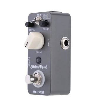

Mooer Shim Verb Micro Mini Digital Reverb Effect Pedal for Electric Guitar True Bypass