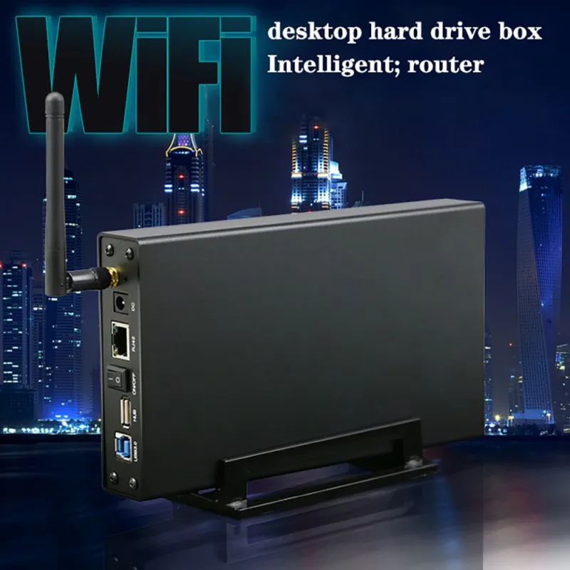 

3.5 Inch USB3.0 Wireless Hard Drive Box Private Cloud Smart Storage Smart Router
