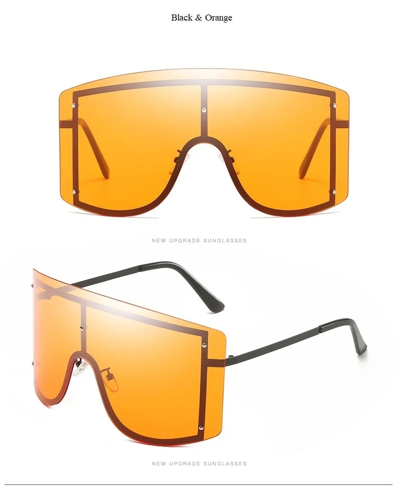 Цельные женские солнцезащитные очки больших размеров с большой оправой, розовые, красные Роскошные брендовые солнцезащитные очки, женские крутые сексуальные солнцезащитные очки, мужские солнцезащитные очки из сплава INS
