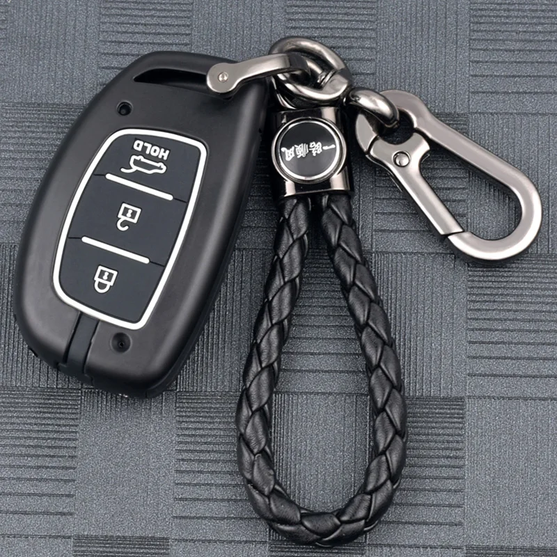For Hyundai mistra elantra Tucson ix25 Smart car key shell personality key package key set car decoration accessories - Color: As  picture