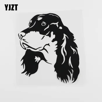 

YJZT 14CMX16.7CM Interesting Gordon Setter Dog Decal Vinyl Car Sticker Black/Silver 8A-0030