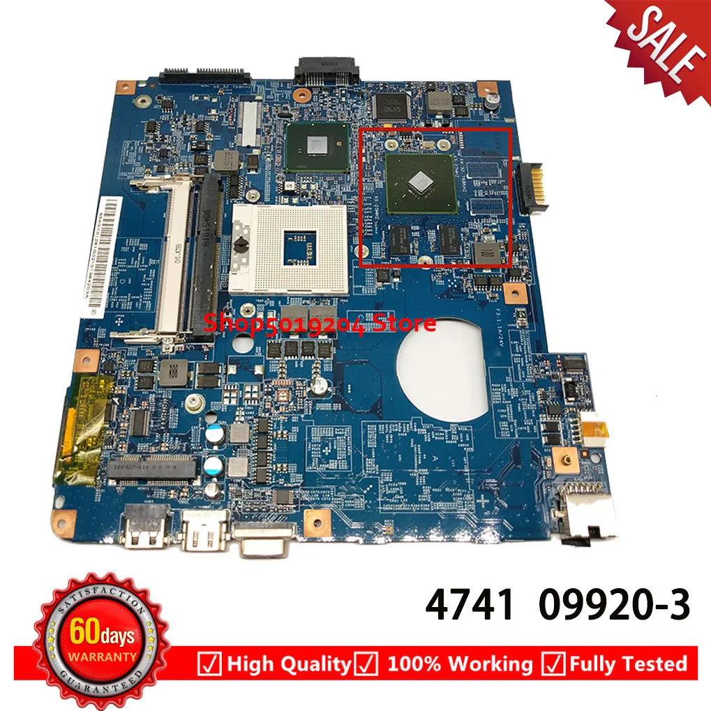 09920-3 JE40-CP 48.4GY02.031 Mainboard For ACER